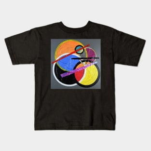 Circles and lines Abstract 322 Kids T-Shirt